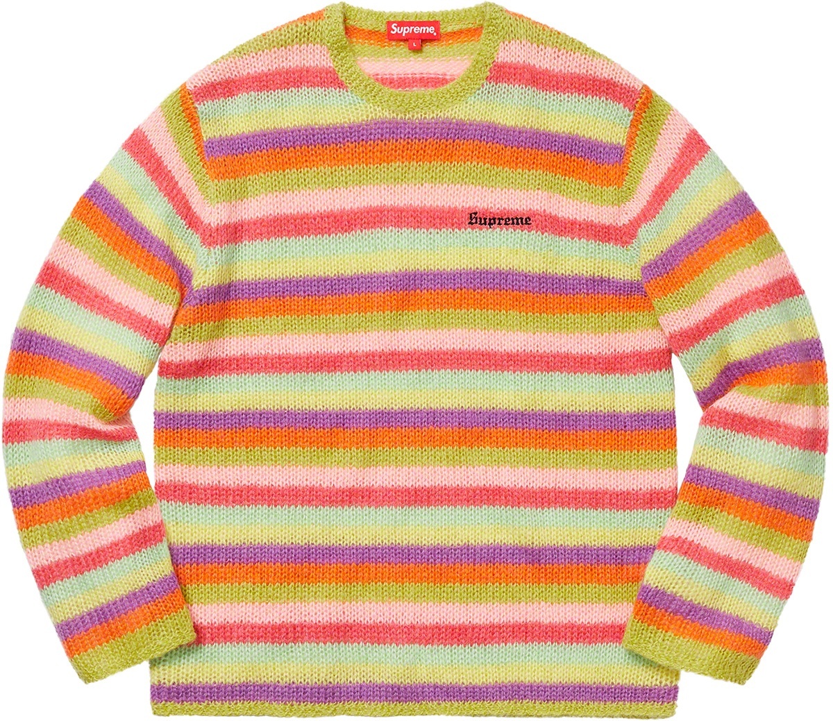 Stripe Mohair Sweater view 2